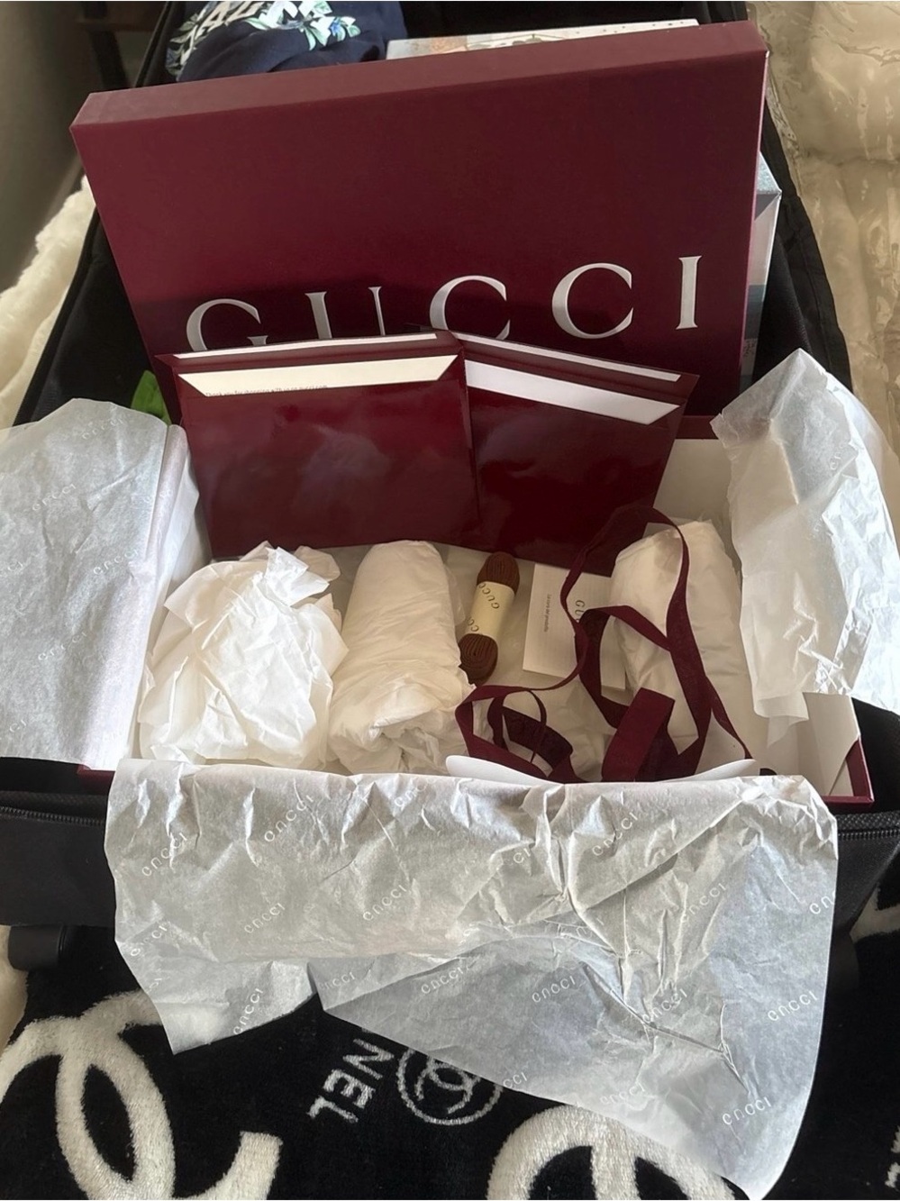 NEW Gucci Brown & White GG-Canvas Low-Top Sneakers 36 (6). - Picture 6 of 11